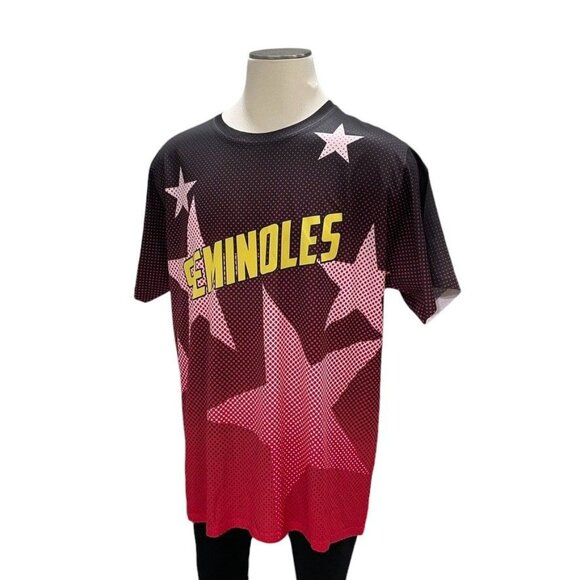 Seminoles 2XL Mesh Performance T Red Star Sporty Athletic Activewear Workout - Picture 6 of 9